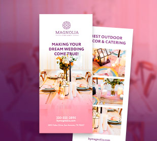 4"x9" custom double sided rack cards advertising Home Repairs small business